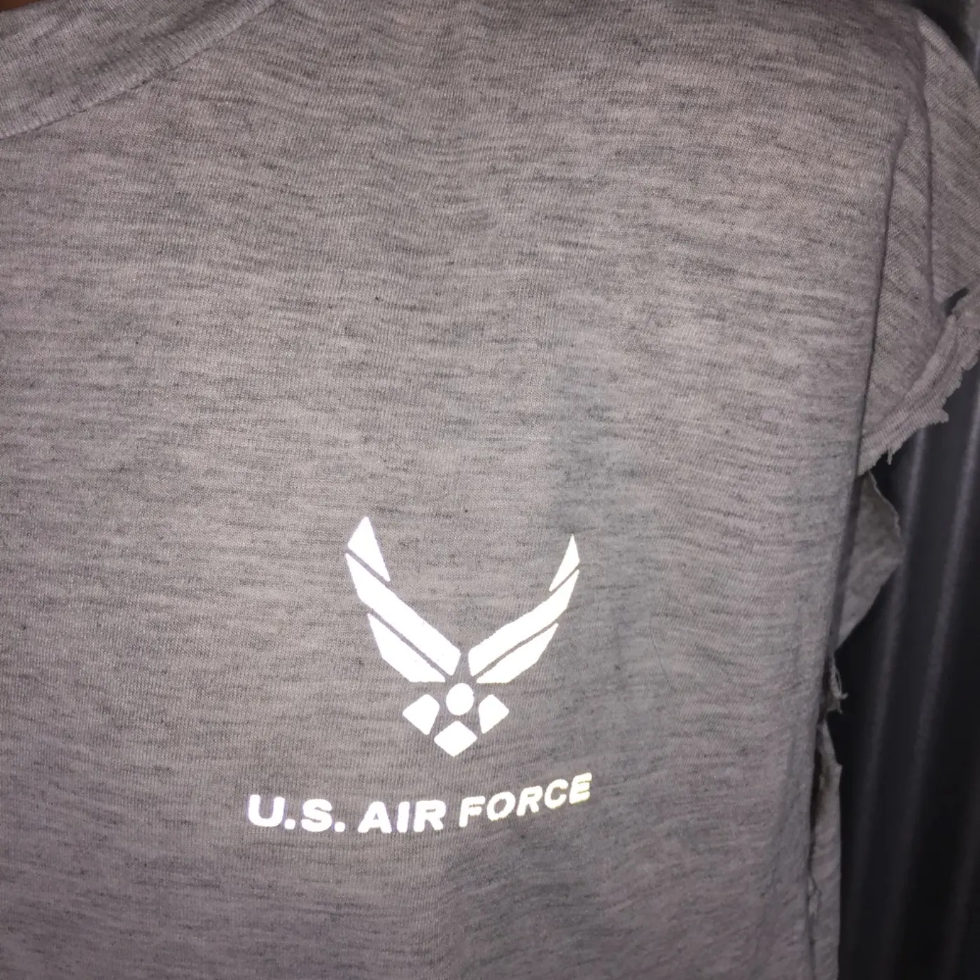 USAF リフレクターTシャツ ジャンク品 記録写真8
