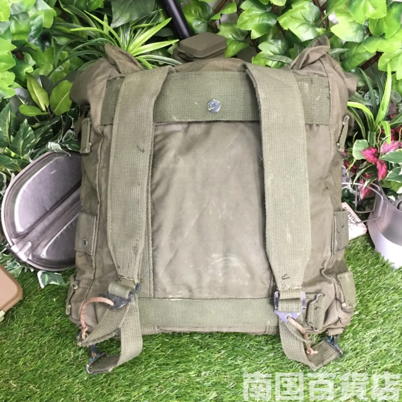 フィールドバッグ コットン製 中古品 記録写真3
