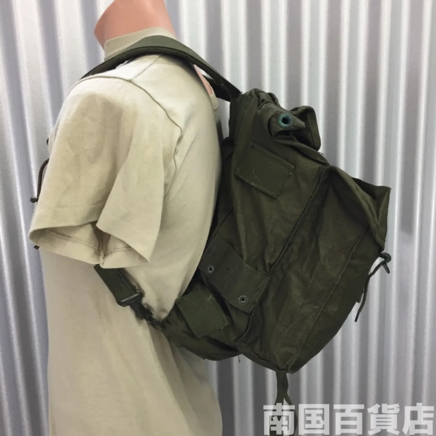 フィールドバッグ コットン製 中古品 記録写真6