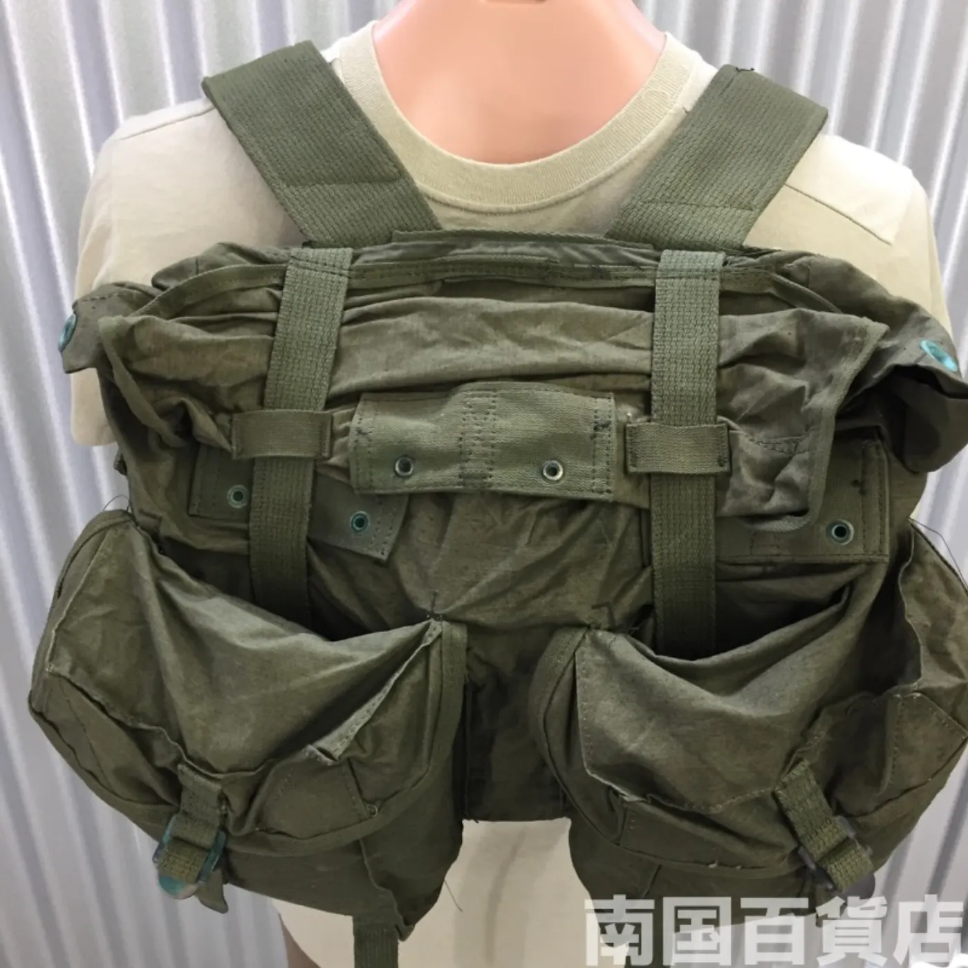 フィールドバッグ コットン製 中古品 記録写真7