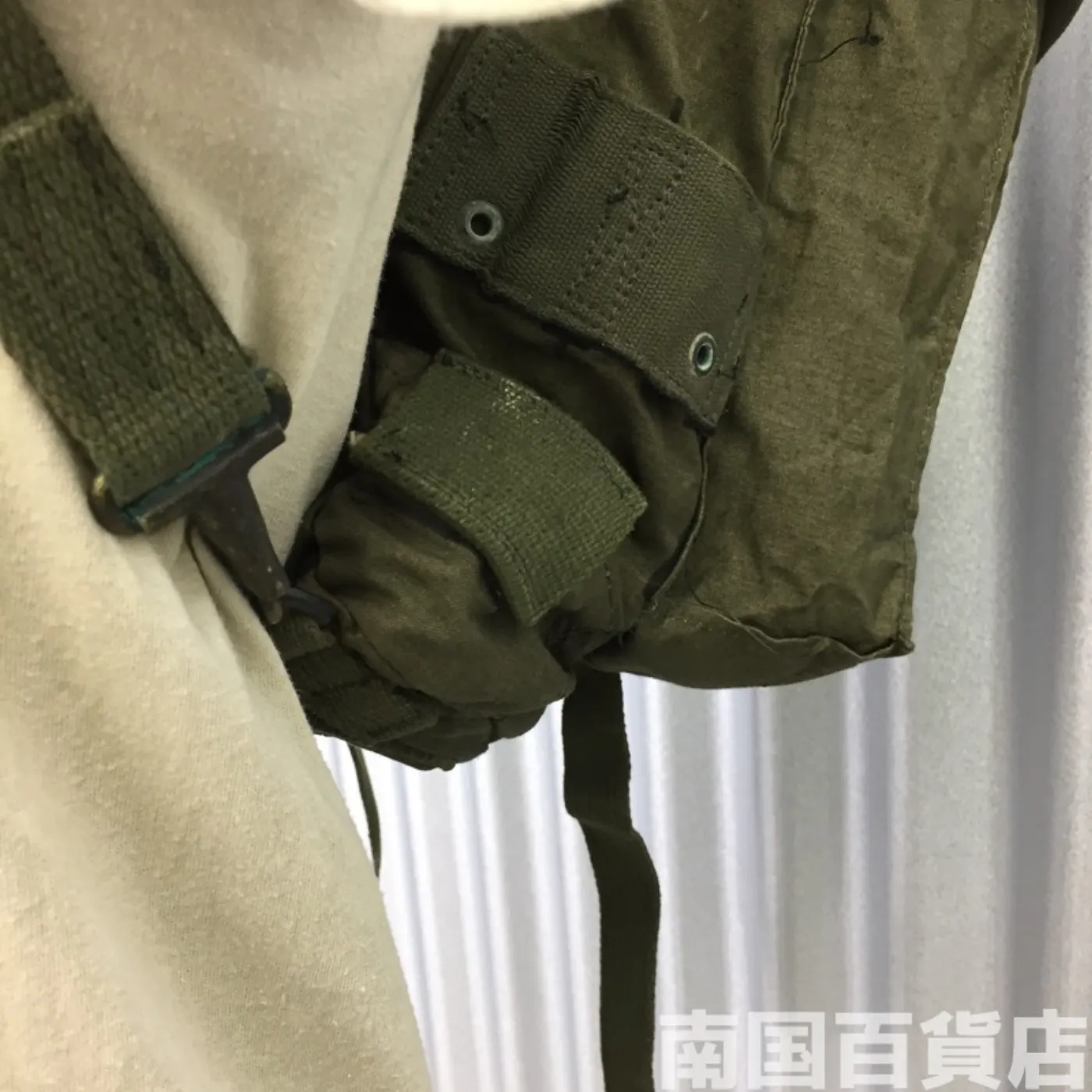 フィールドバッグ コットン製 中古品 記録写真9