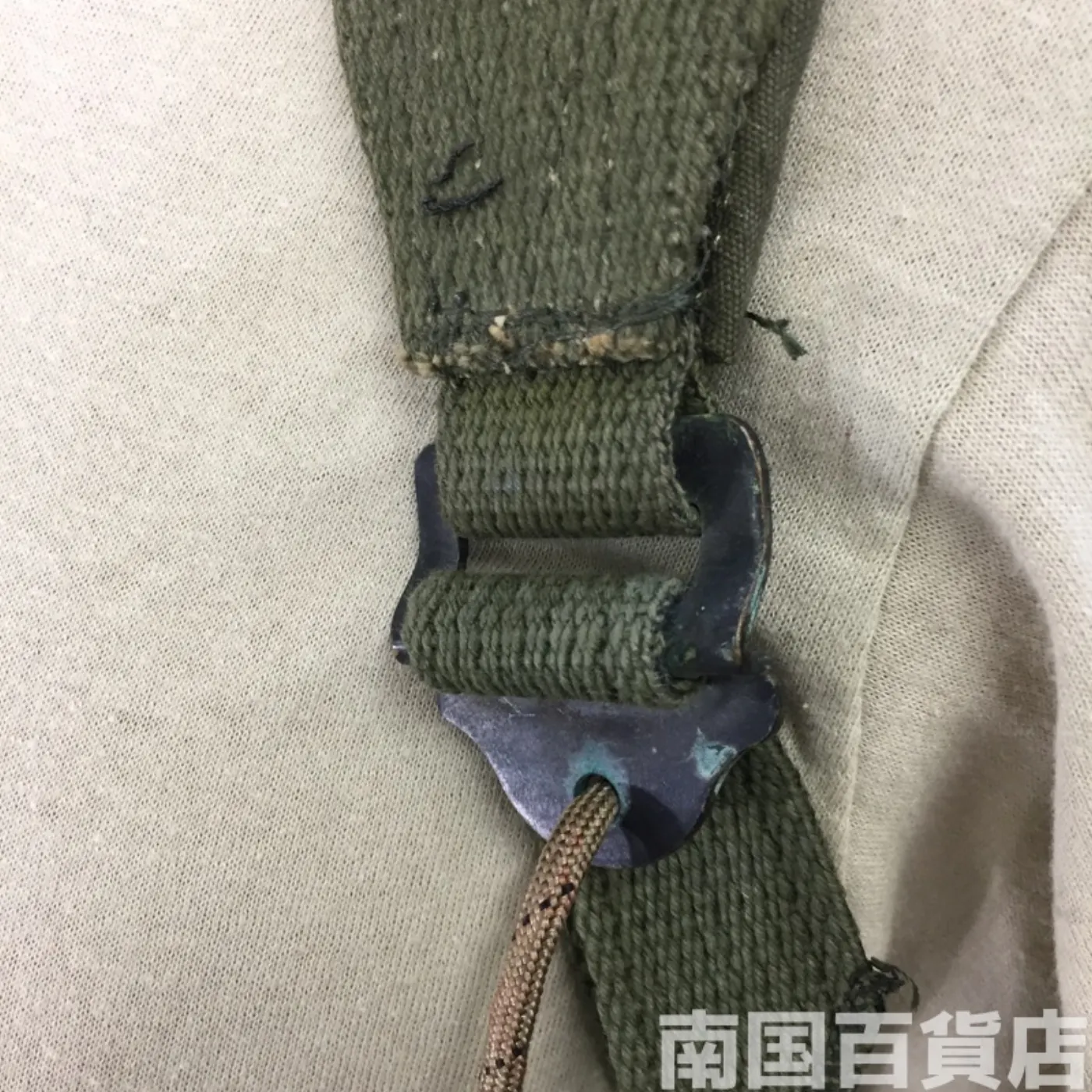フィールドバッグ コットン製 中古品 記録写真11