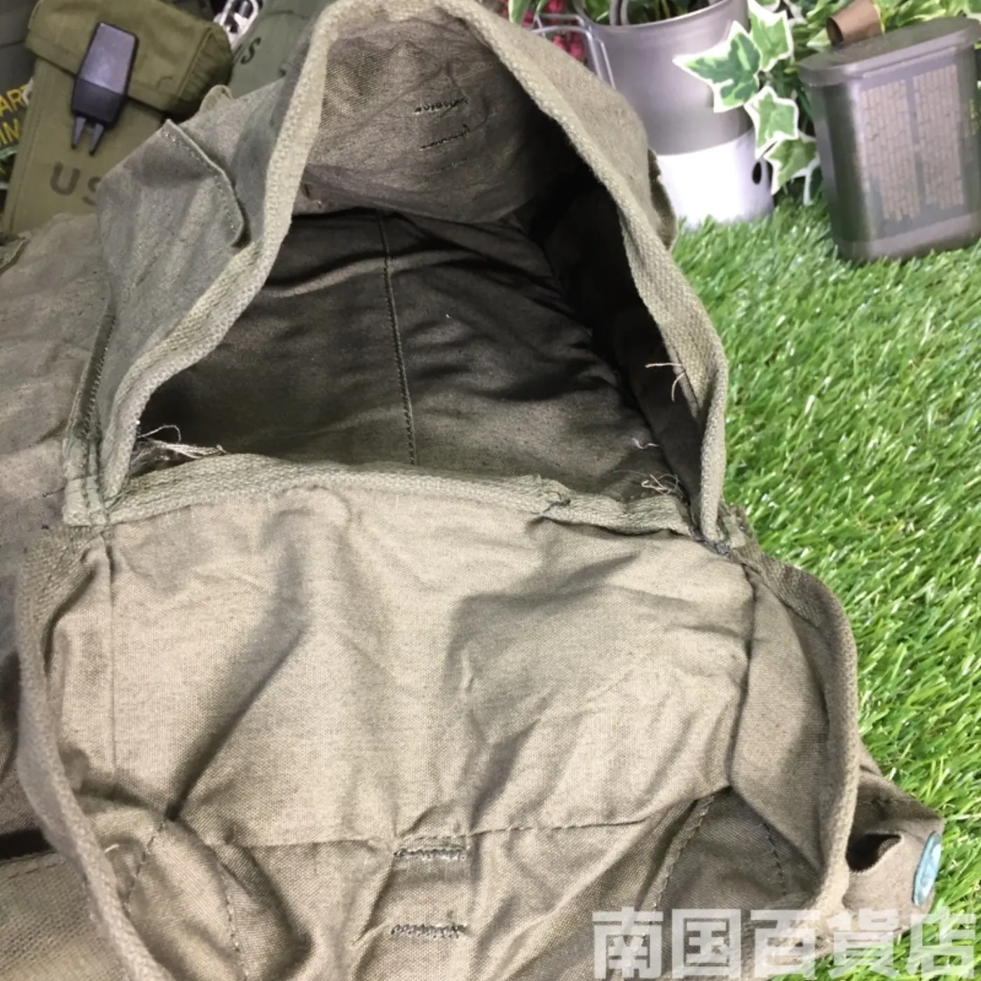 フィールドバッグ コットン製 中古品 記録写真12