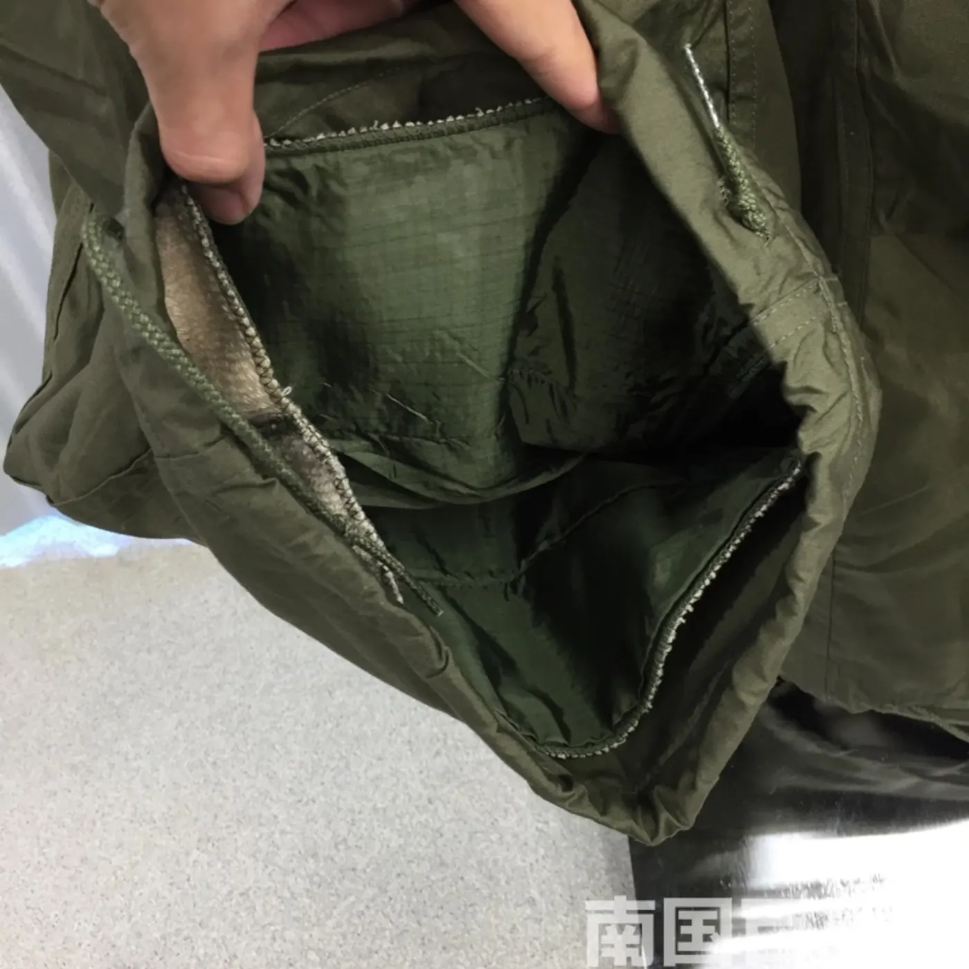 米軍 オーバーオール ライナー付き SRサイズ 極上品 記録写真6