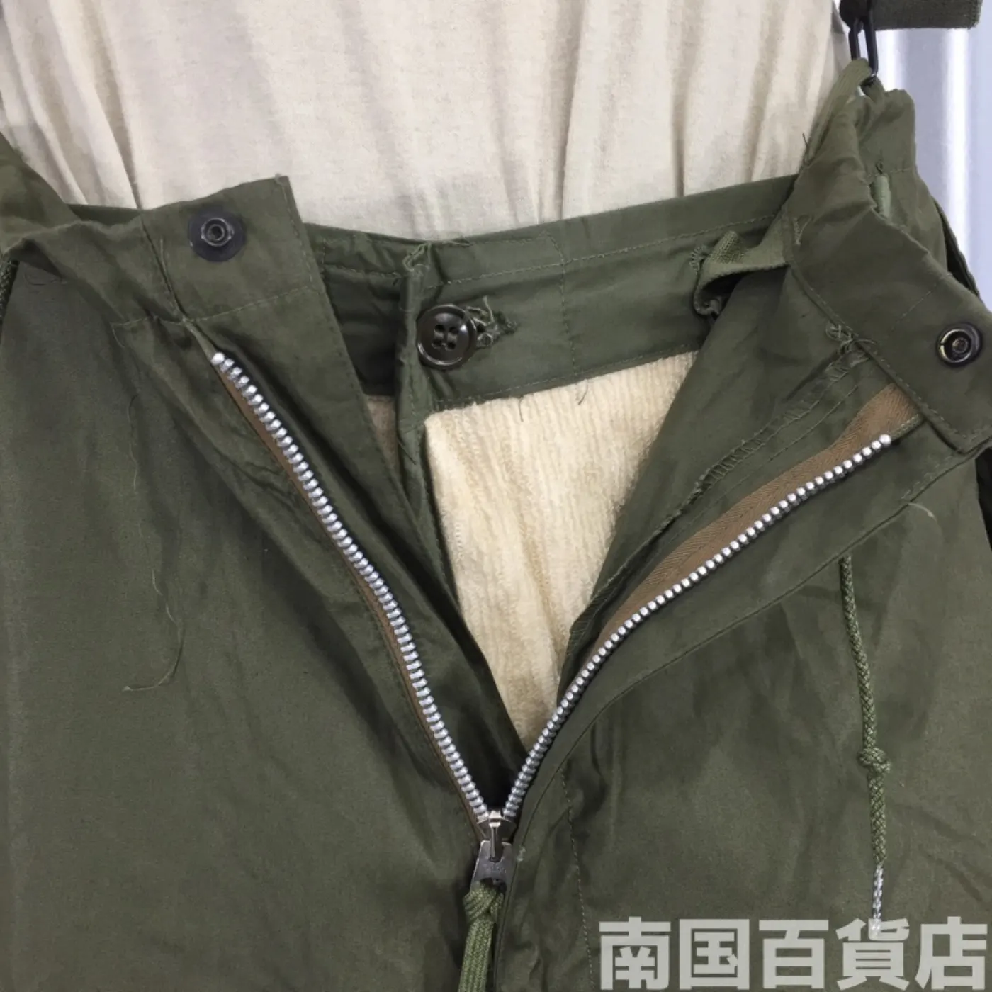 米軍 オーバーオール ライナー付き SRサイズ 極上品 記録写真9