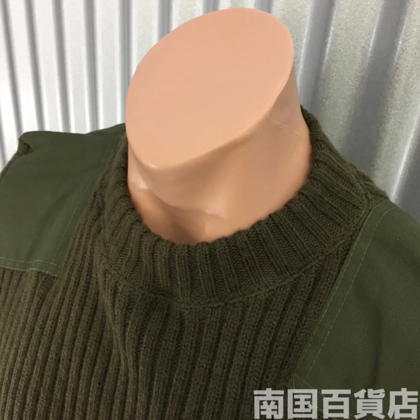 米軍 コンバットセーター グリーン色 38サイズ 極上品 記録写真2