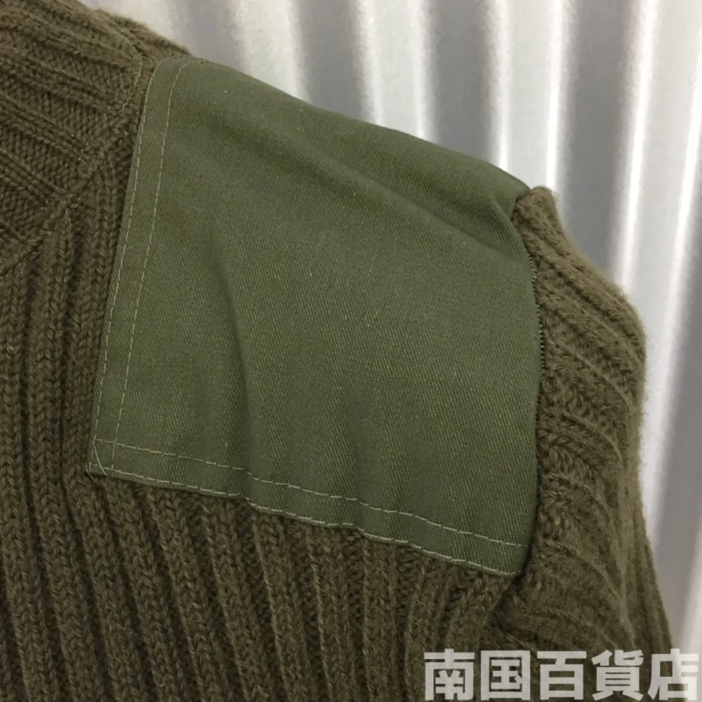 米軍 コンバットセーター グリーン色 38サイズ 極上品 記録写真3