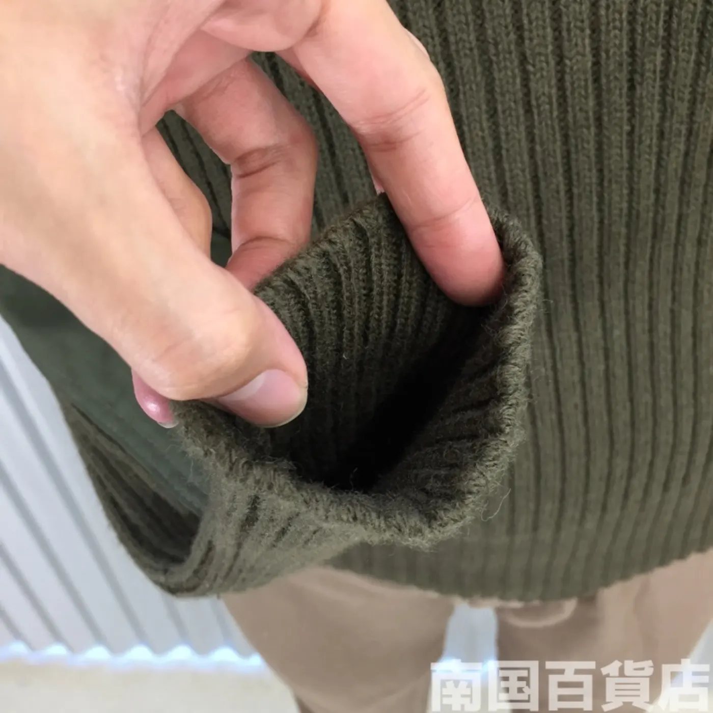 米軍 コンバットセーター グリーン色 38サイズ 極上品 記録写真4