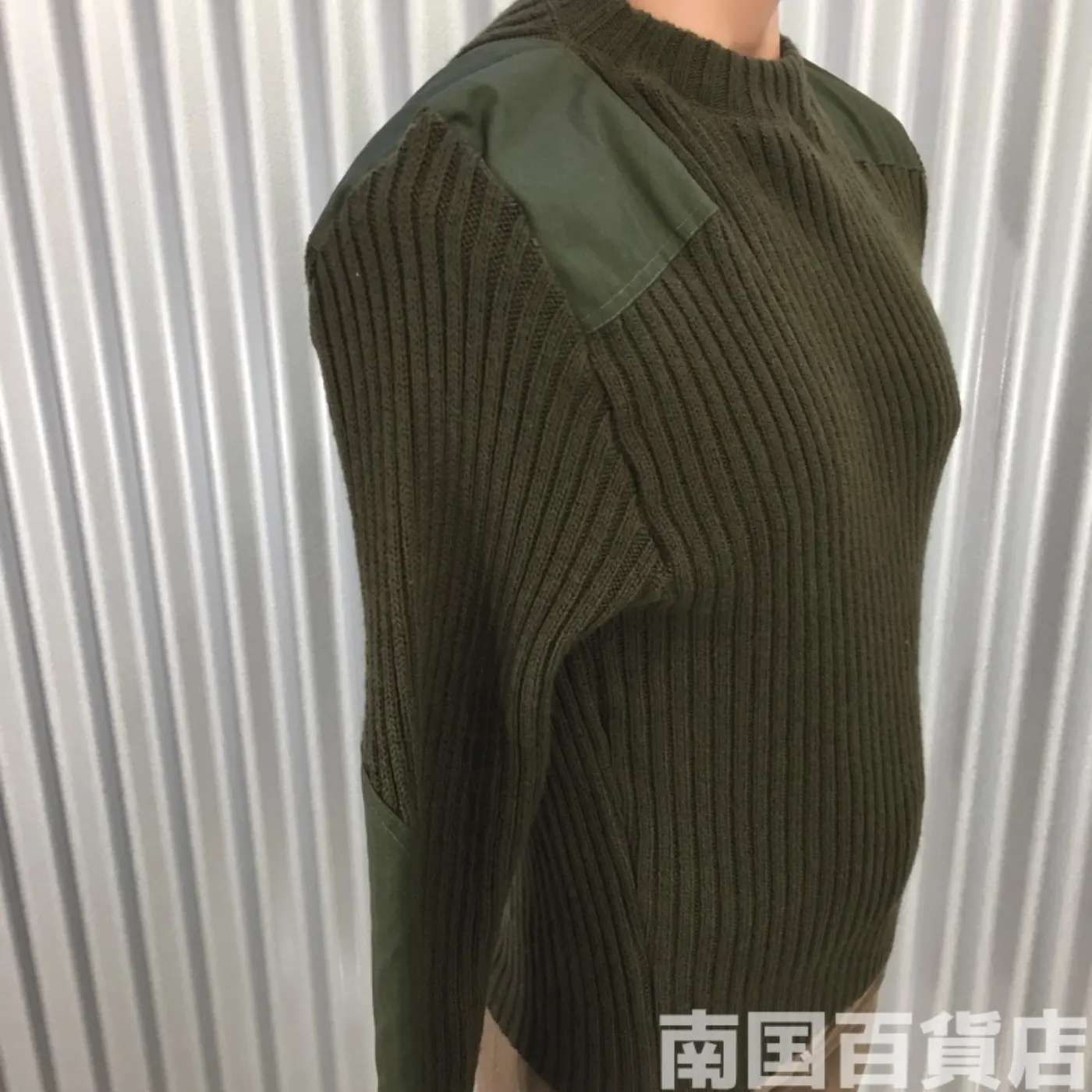 米軍 コンバットセーター グリーン色 38サイズ 極上品 記録写真5