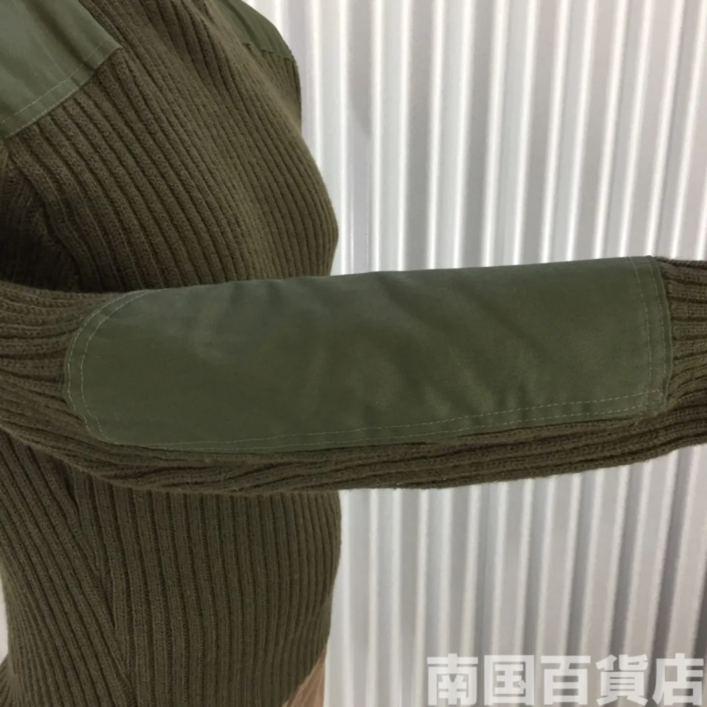 米軍 コンバットセーター グリーン色 38サイズ 極上品 記録写真6