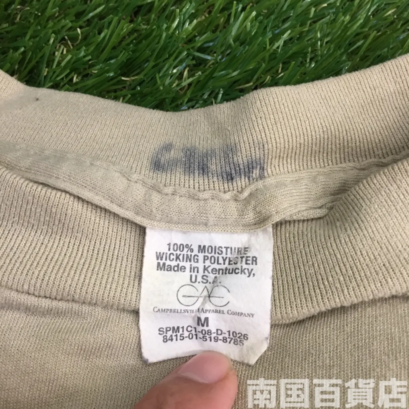 米軍放出品Tシャツ(OD)中古(M) 記録写真10