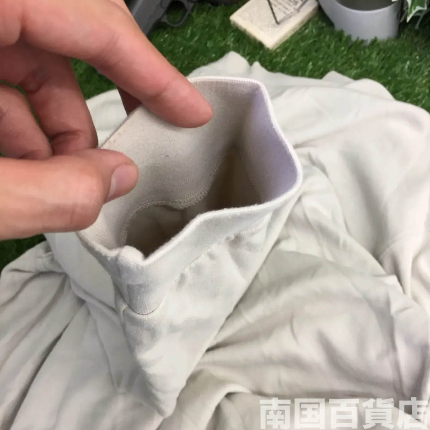 米軍放出品Tシャツ（OD）中古（XL) 記録写真6