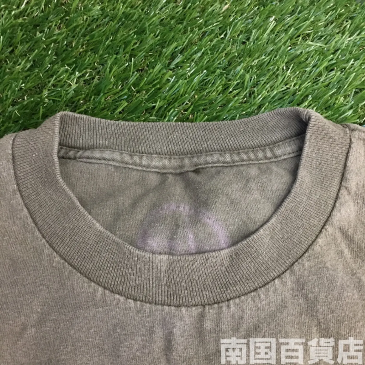 米軍放出品Tシャツ(OD)中古(サイズ不明) 記録写真6