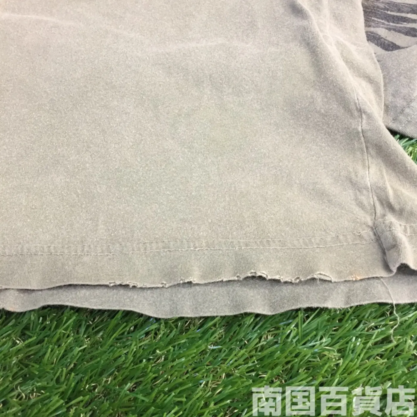 米軍放出品Tシャツ（OD）中古(サイズ不明) 記録写真9