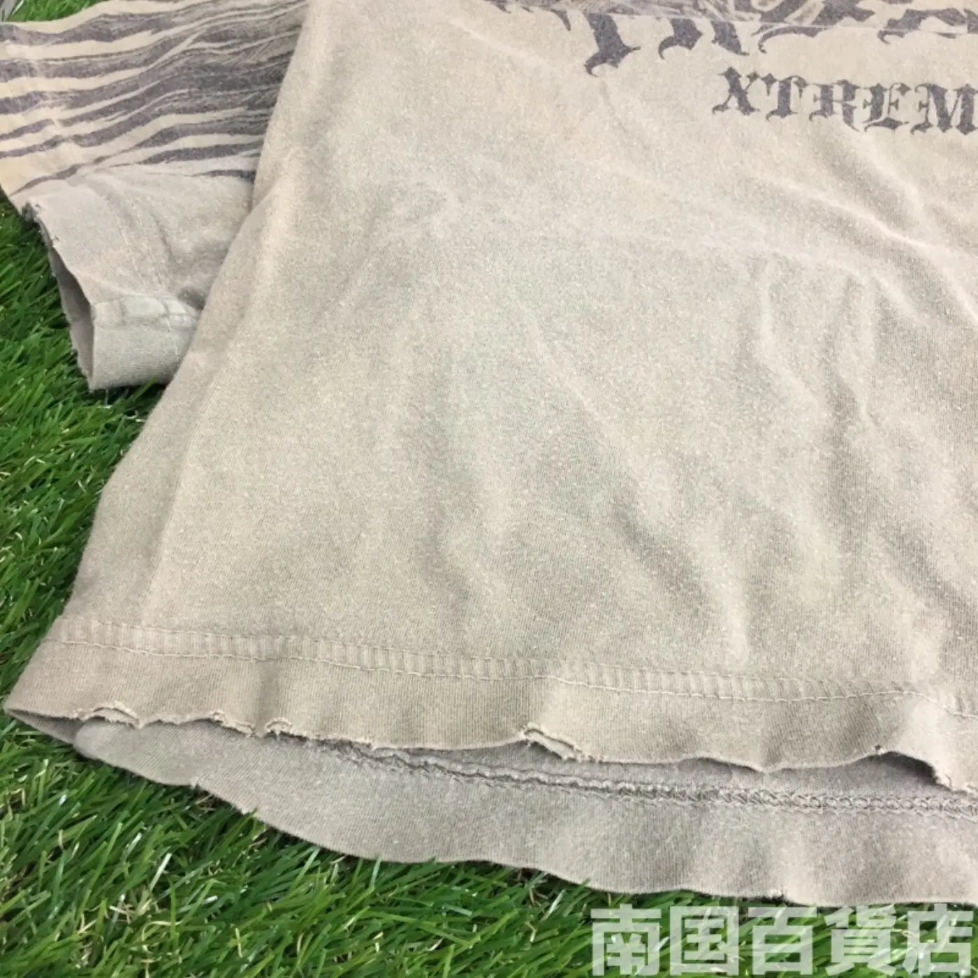 米軍放出品Tシャツ（OD）中古(サイズ不明) 記録写真10
