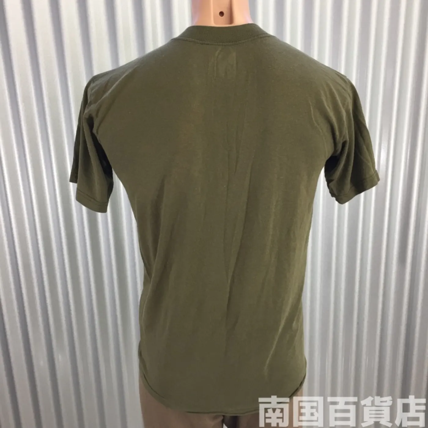 米軍放出品Tシャツ(OD)中古(M) 記録写真2