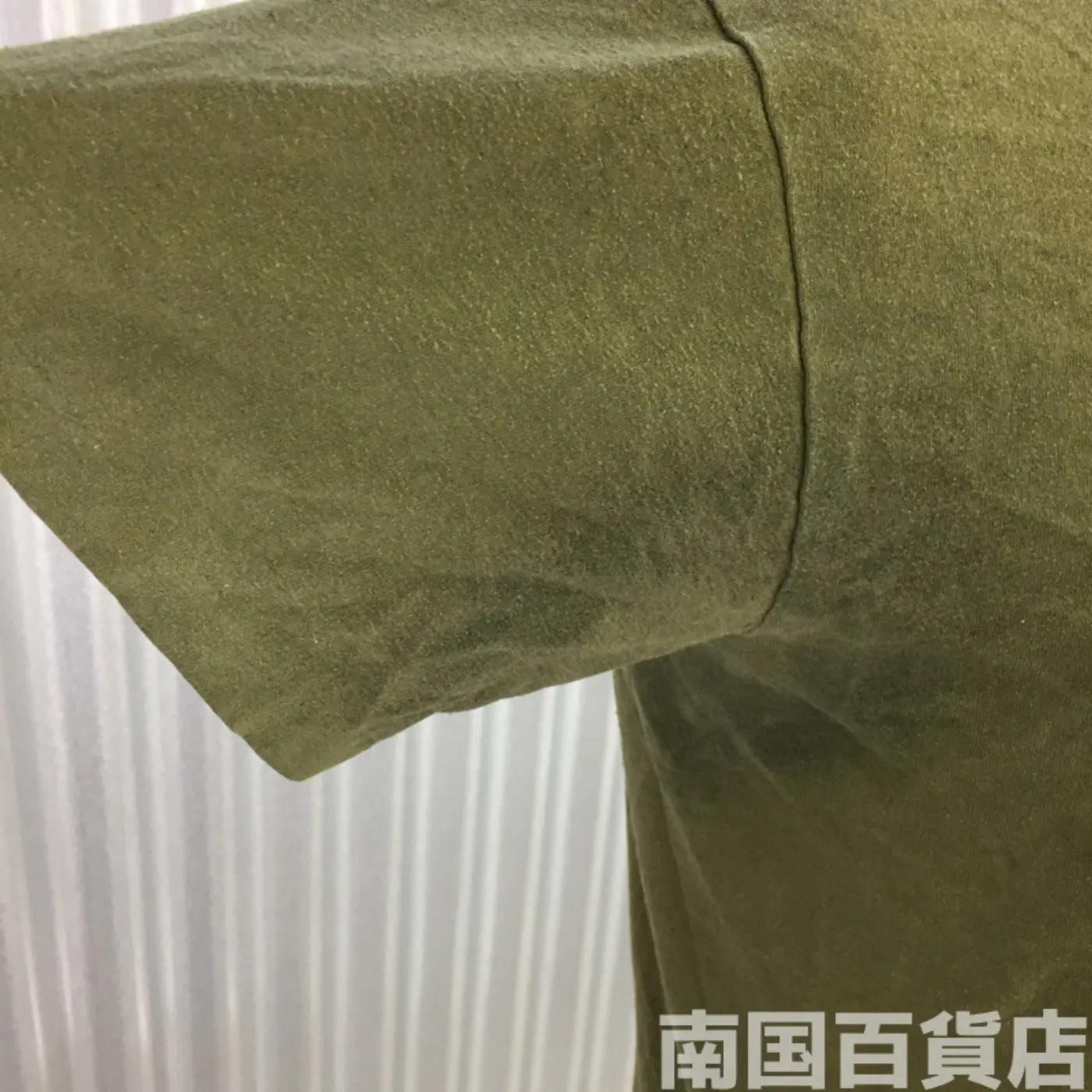 米軍放出品Tシャツ（OD）中古（サイズ不明) 記録写真5