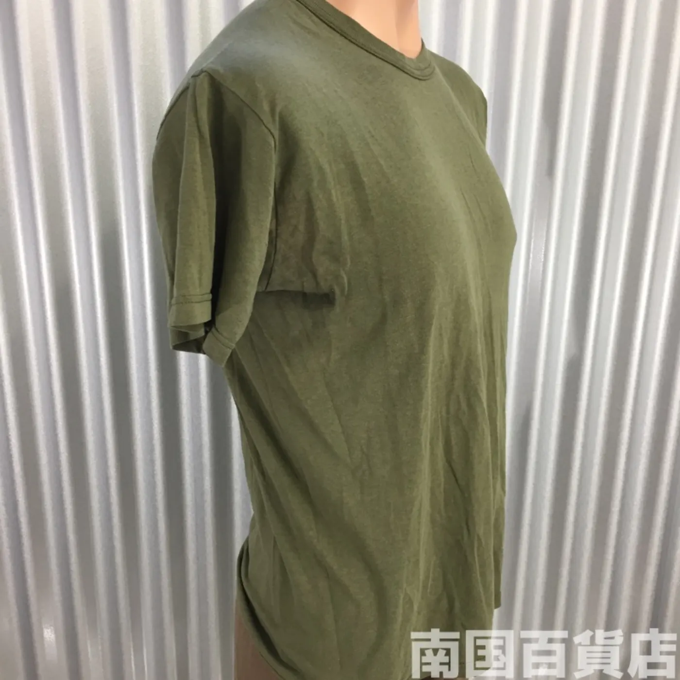 米軍放出品Tシャツ(OD)中古(M) 記録写真3