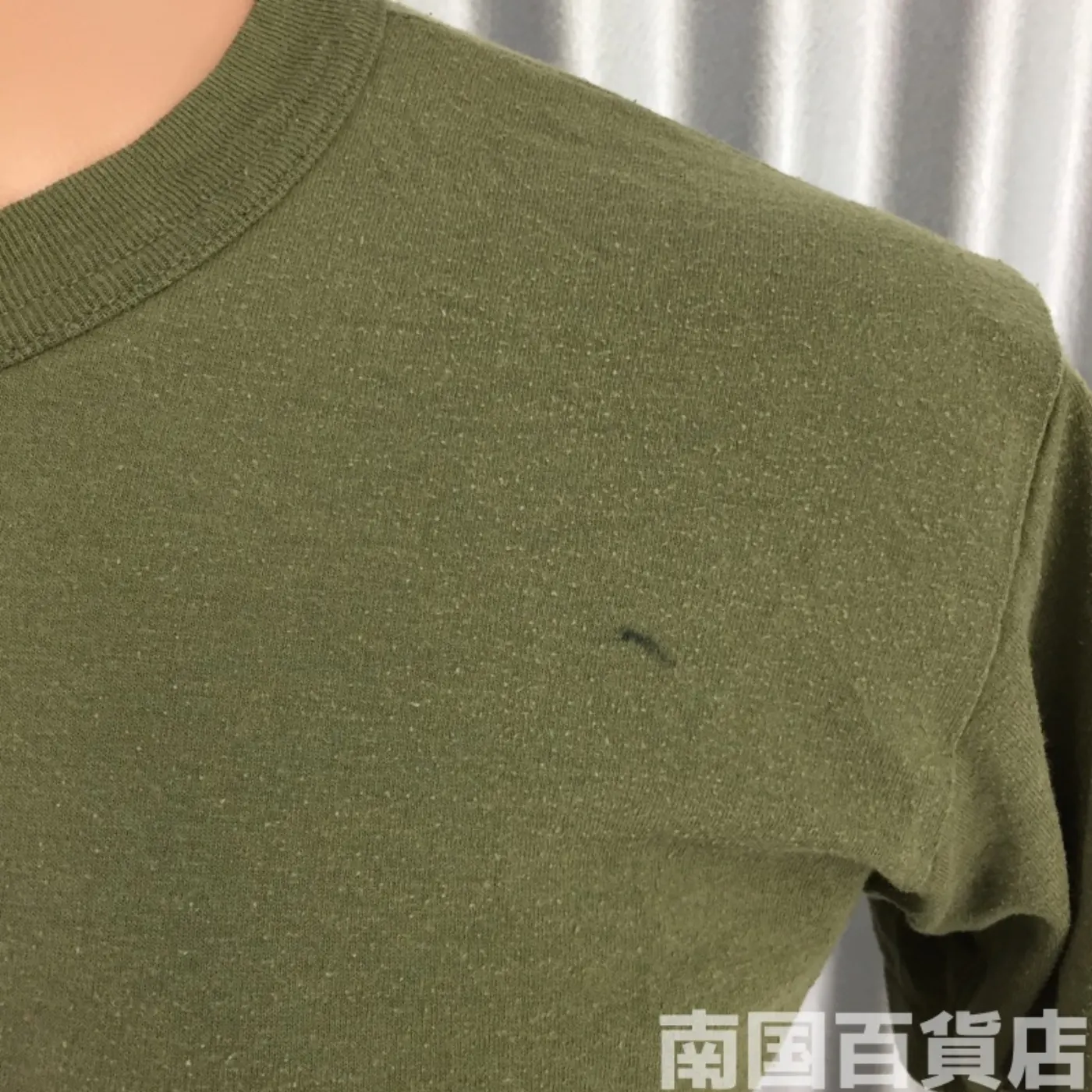 米軍放出品Tシャツ（OD）中古（M) 記録写真5