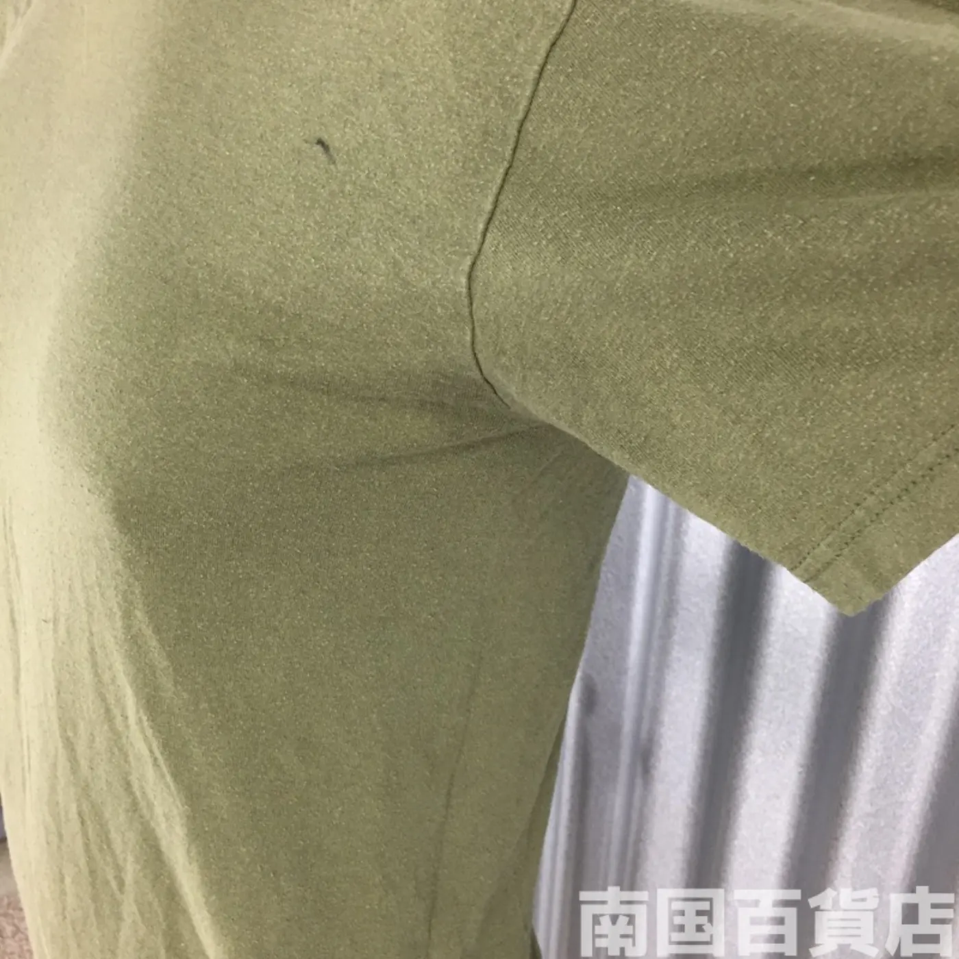 米軍放出品Tシャツ（OD）中古（M) 記録写真6