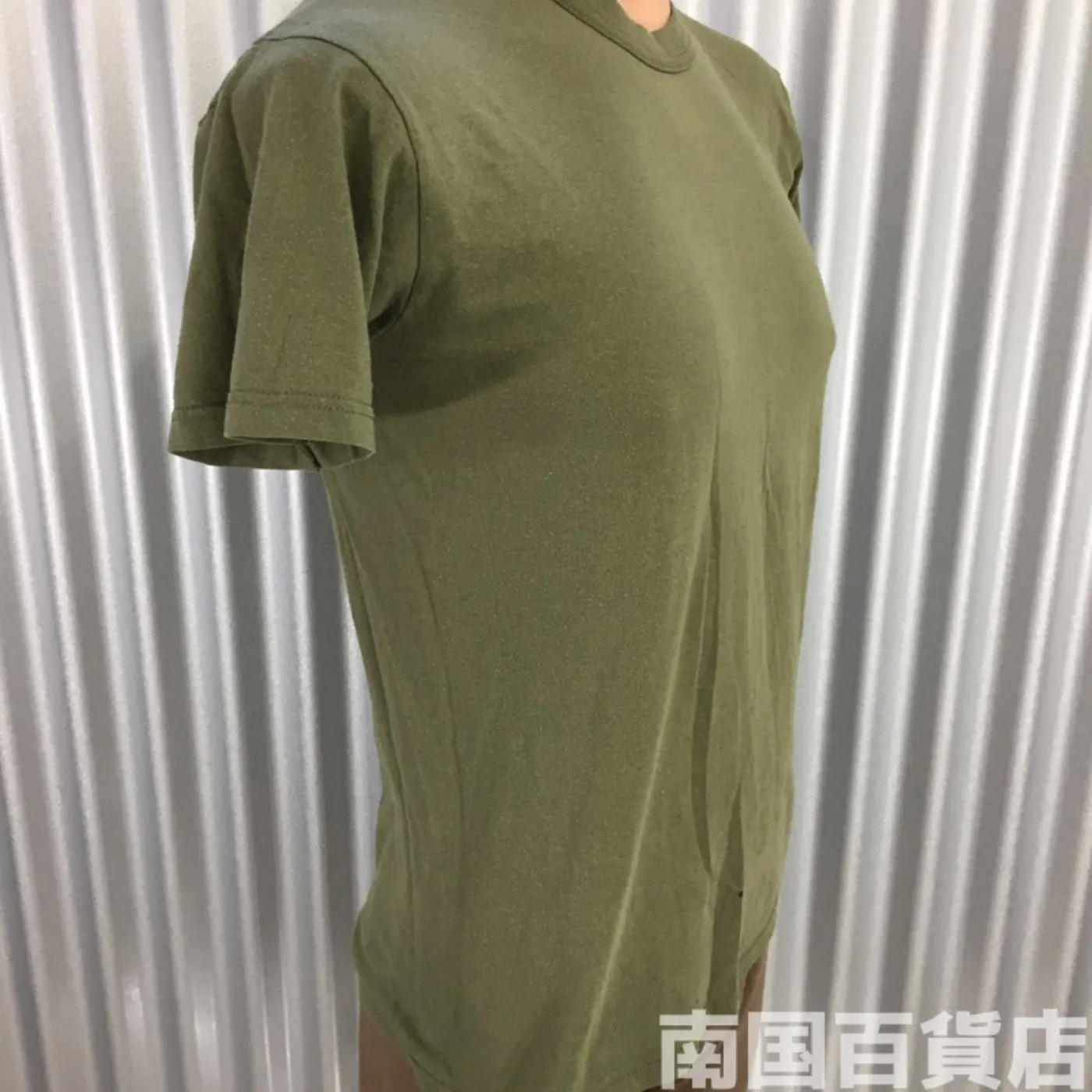 米軍放出品Tシャツ（OD）中古（M) 記録写真3