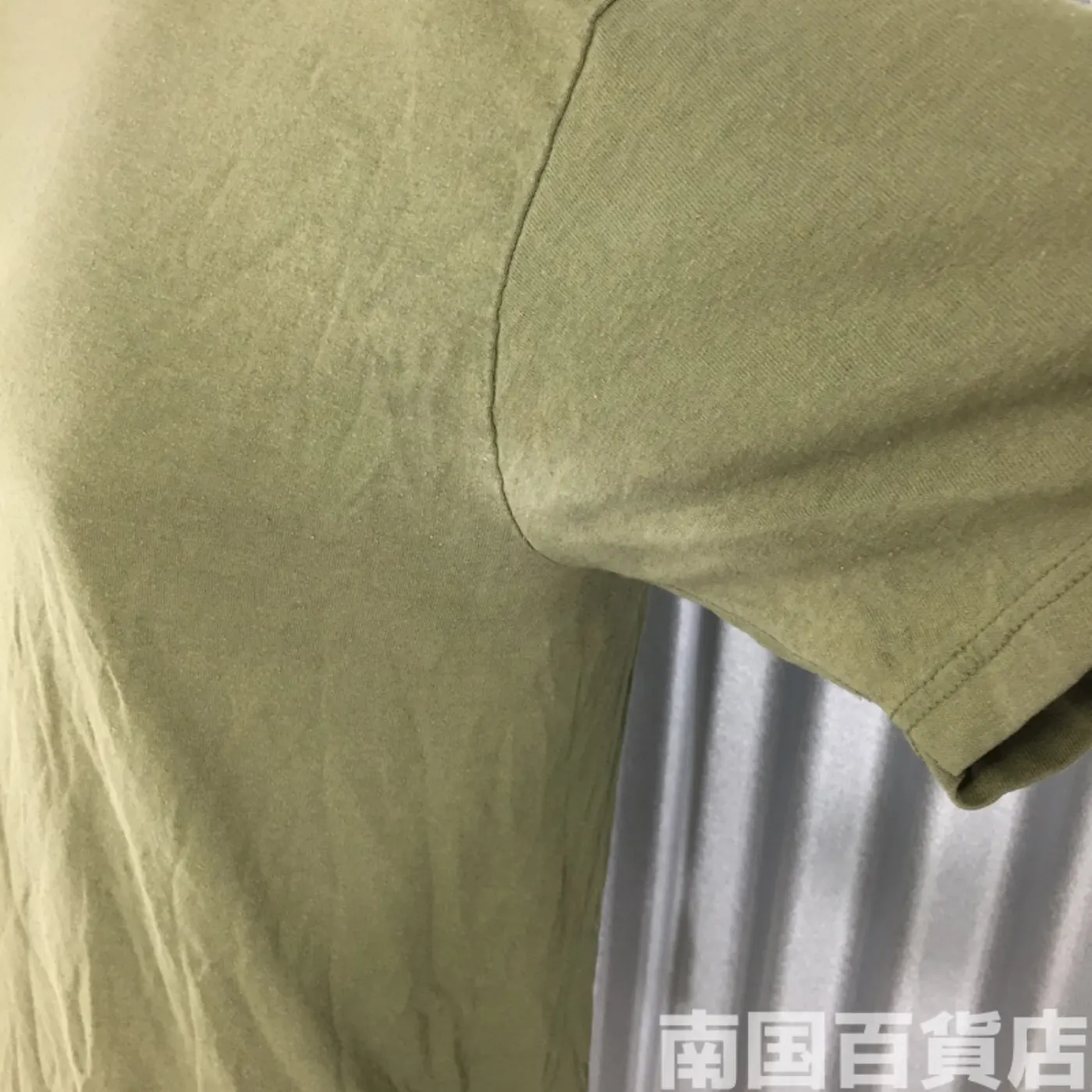 米軍放出品Tシャツ（OD）中古（M) 記録写真6