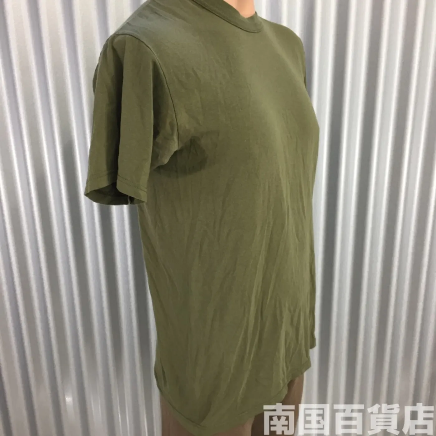 米軍放出品Tシャツ（OD）中古（M) 記録写真3