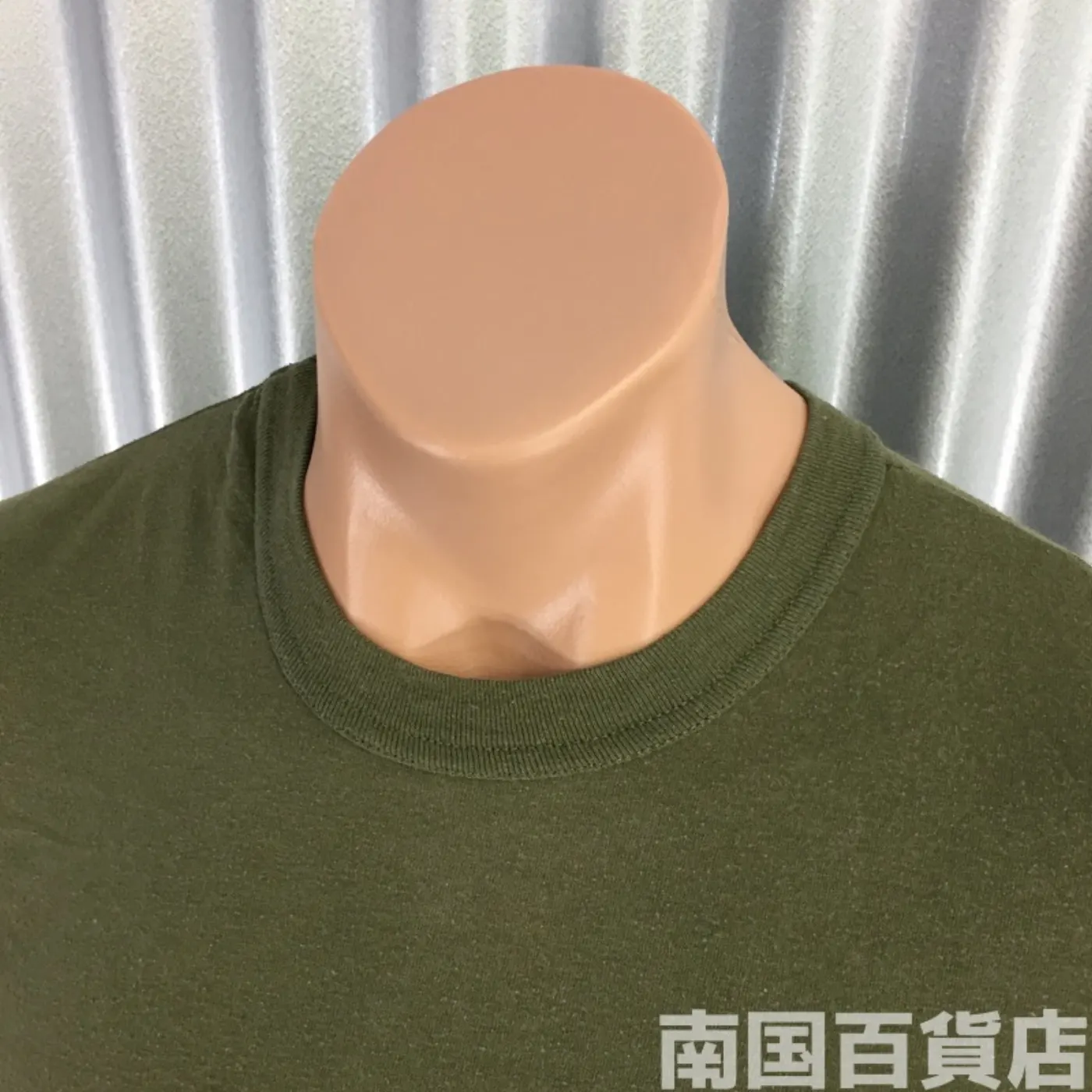 米軍放出品Tシャツ(OD)中古(S) 記録写真3