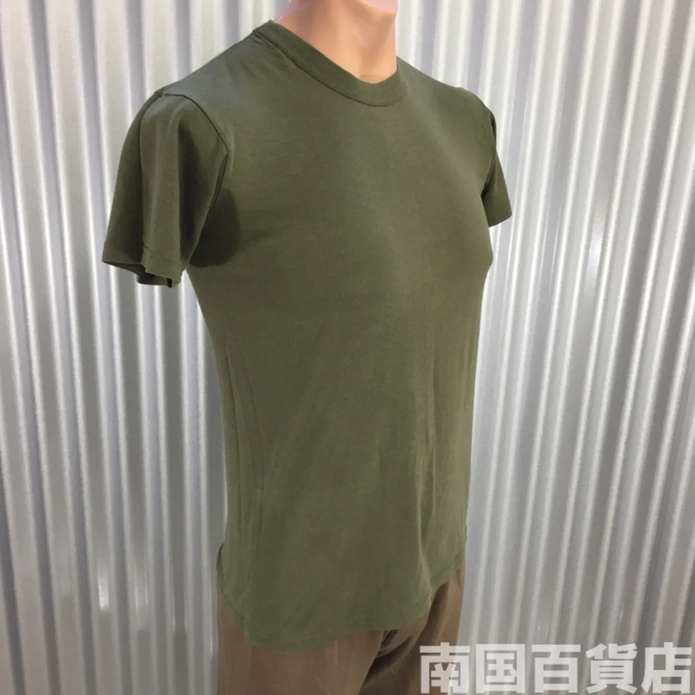 米軍放出品Tシャツ(OD)中古(S) 記録写真4