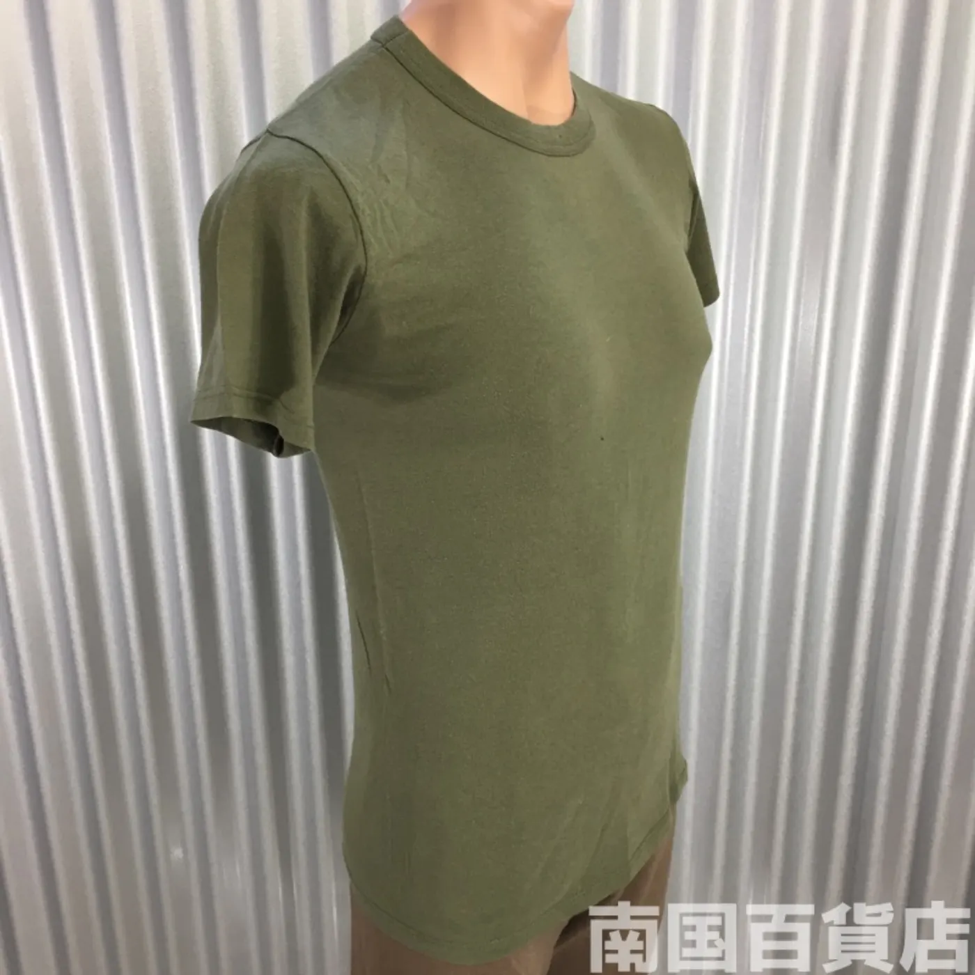 米軍放出品Tシャツ(OD)中古(S) 記録写真4
