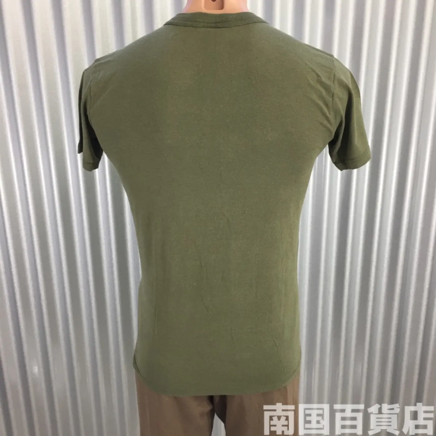 米軍放出品Tシャツ(OD)中古(S) 記録写真2