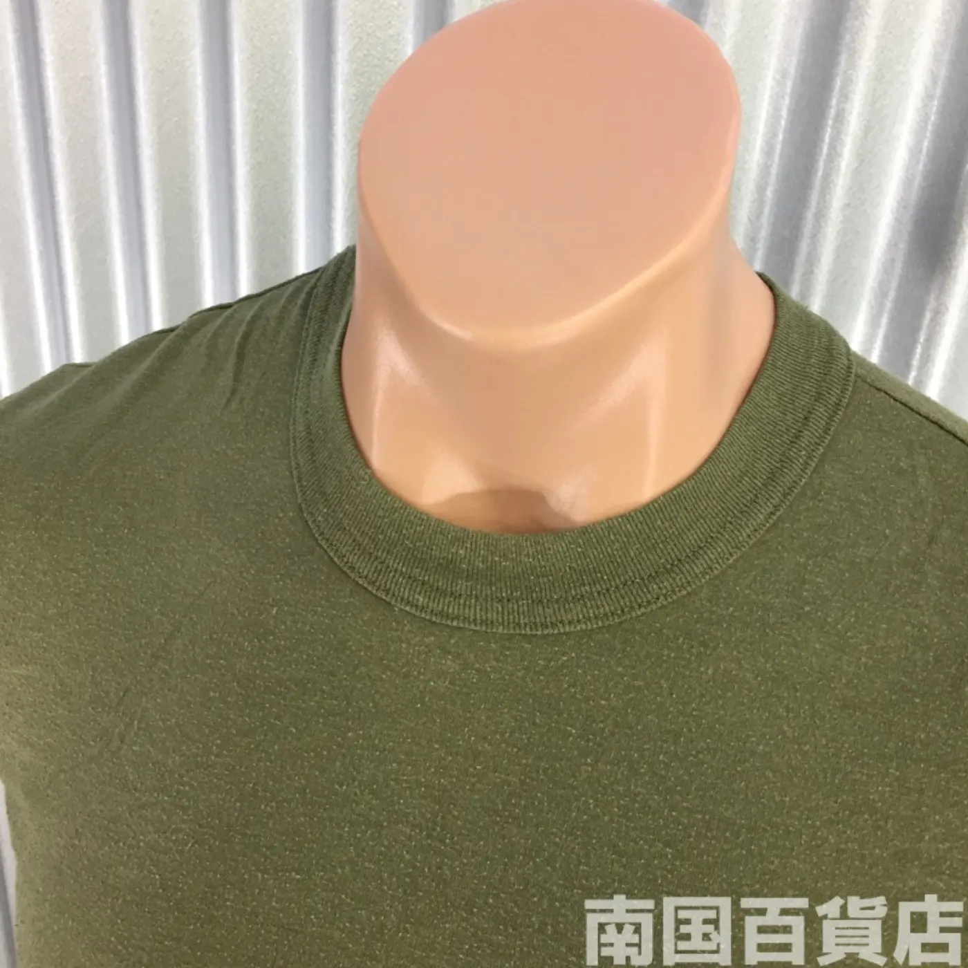 米軍放出品Tシャツ(OD)中古(S) 記録写真3