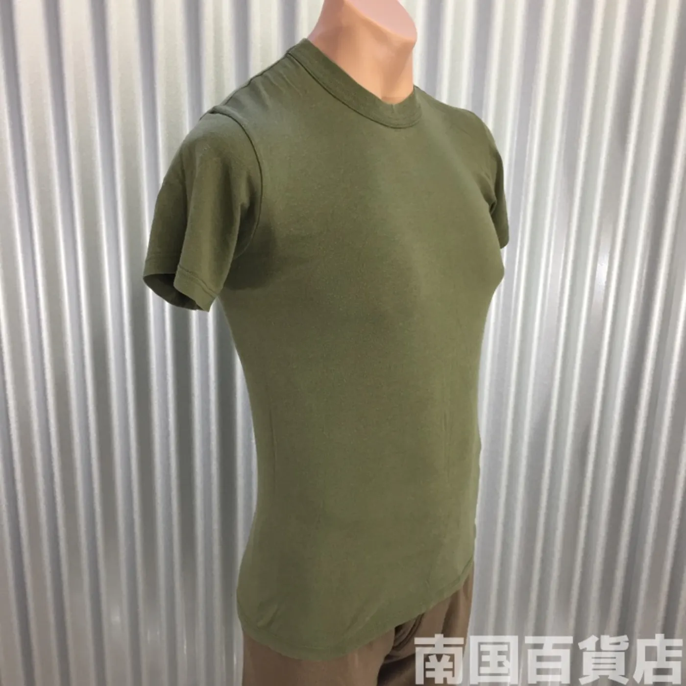 米軍放出品Tシャツ(OD)中古(S) 記録写真4
