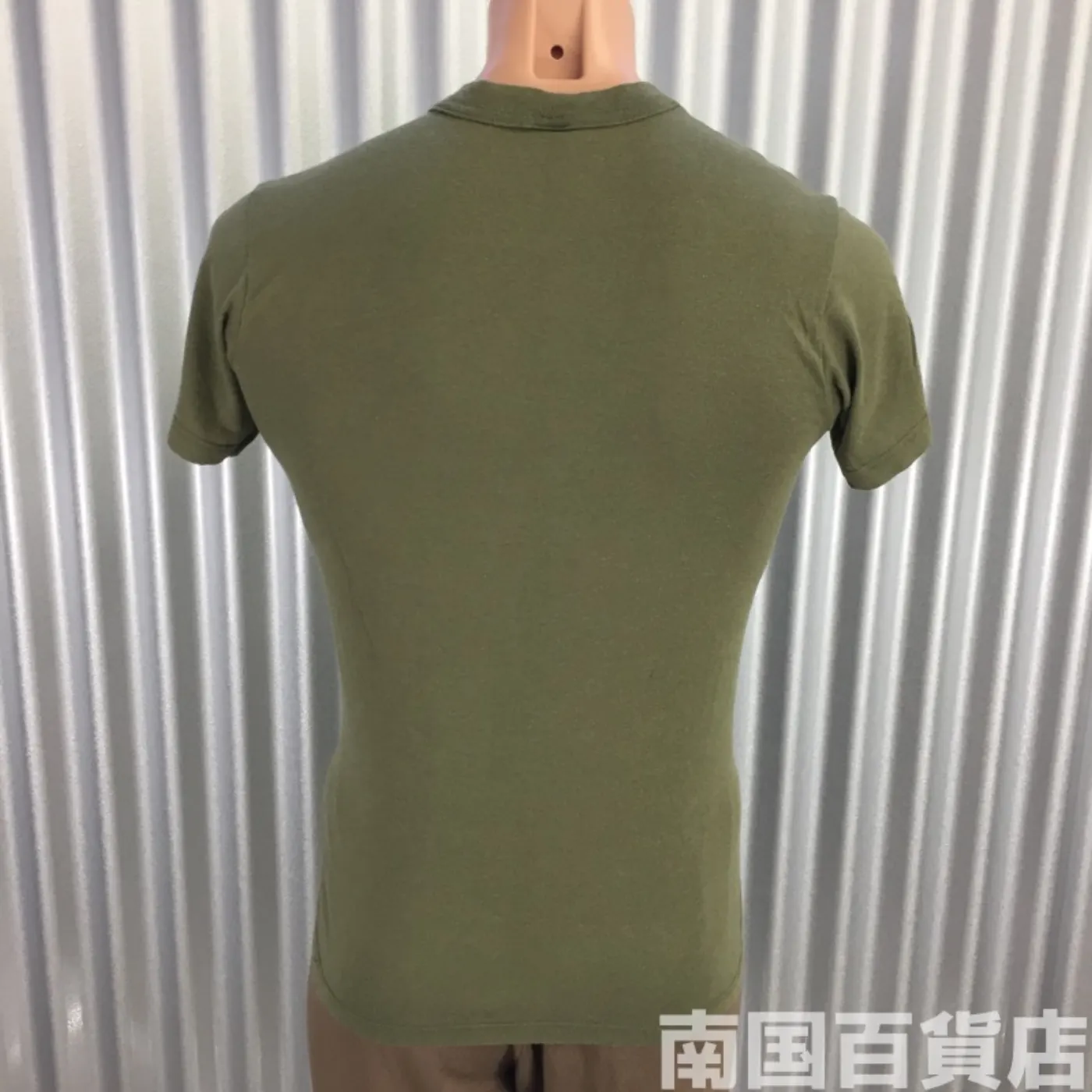 米軍放出品Tシャツ(OD)中古(S) 記録写真2