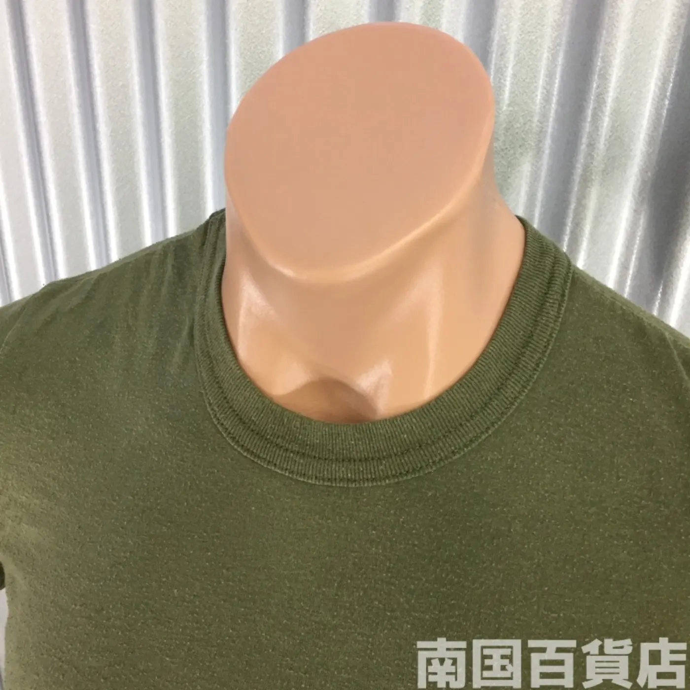 米軍放出品Tシャツ(OD)中古(S) 記録写真3