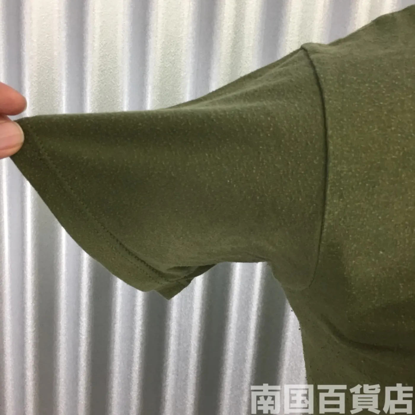 米軍放出品Tシャツ(OD)中古(S) 記録写真4