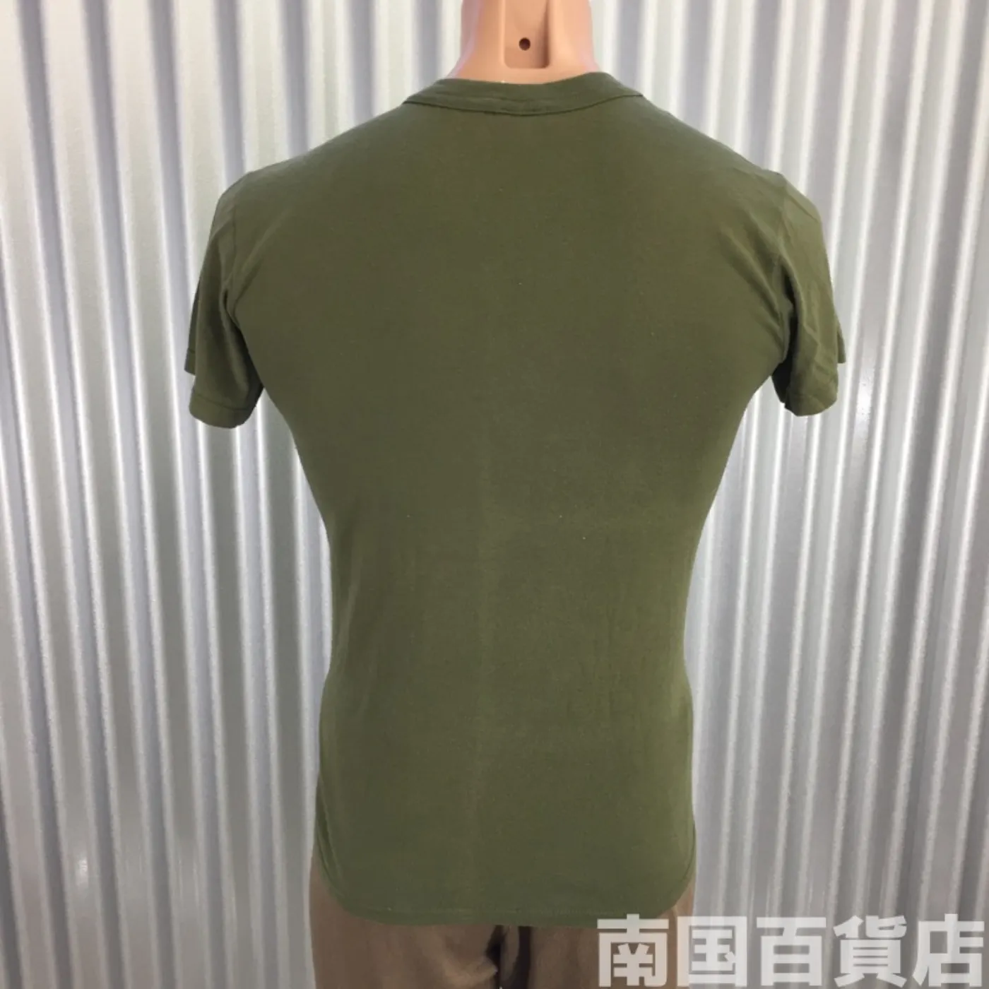 米軍放出品Tシャツ(OD)中古(S) 記録写真2