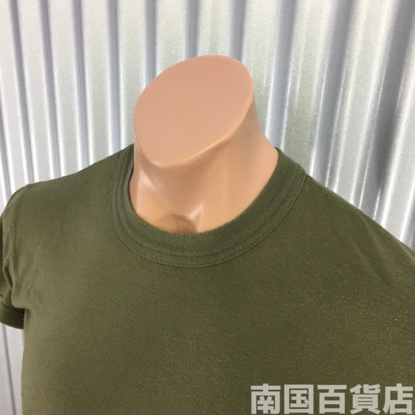 米軍放出品Tシャツ(OD)中古(S) 記録写真3