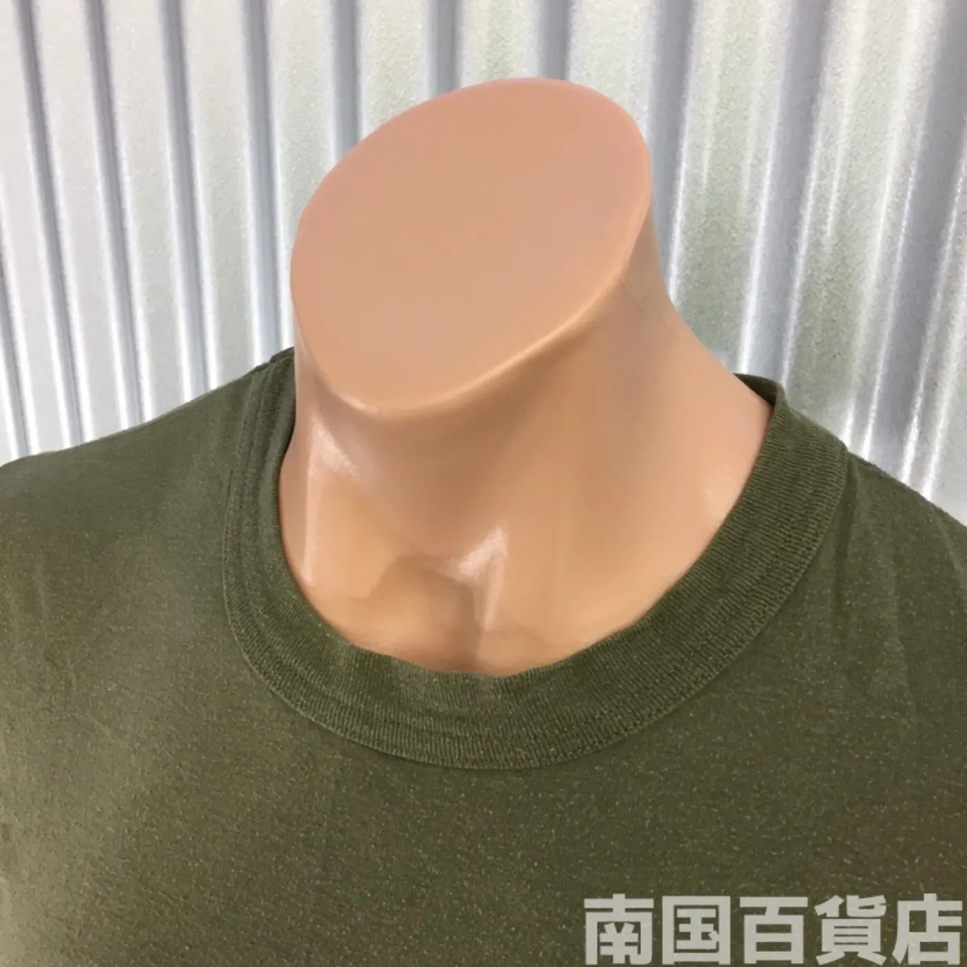 米軍放出品Tシャツ(OD)中古(S) 記録写真3