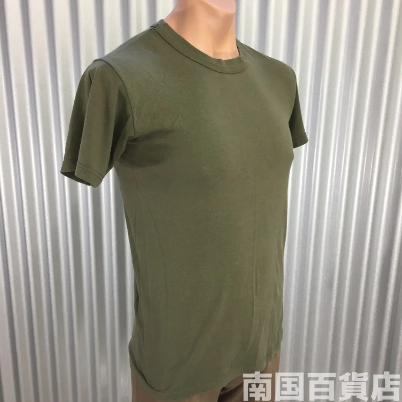 米軍放出品Tシャツ(OD)中古(S) 記録写真4
