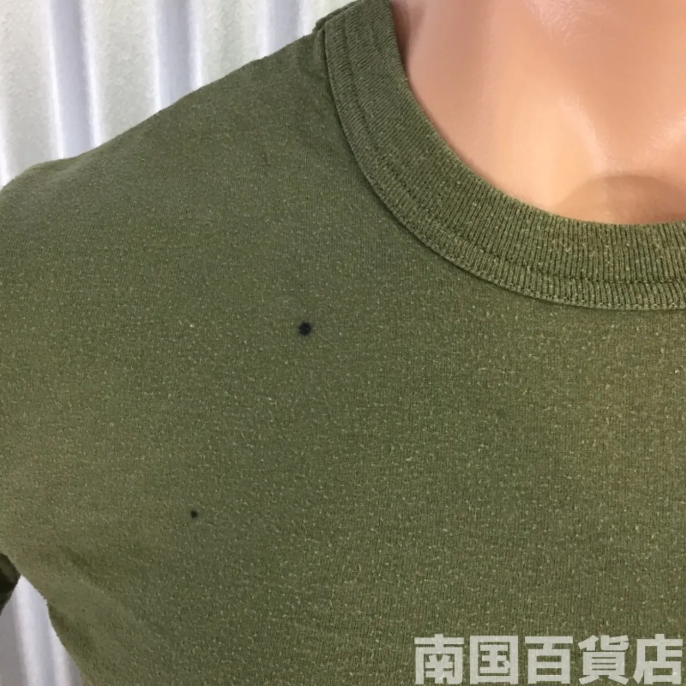 米軍放出品Tシャツ(OD)中古(S) 記録写真6
