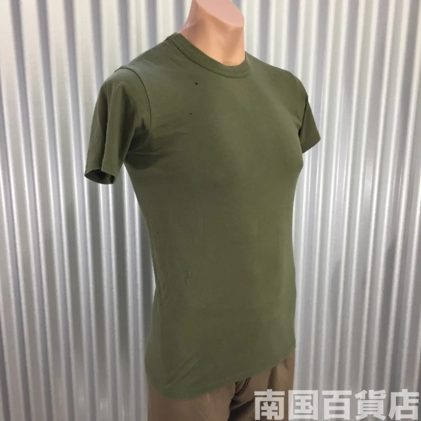 米軍放出品Tシャツ(OD)中古(S) 記録写真4