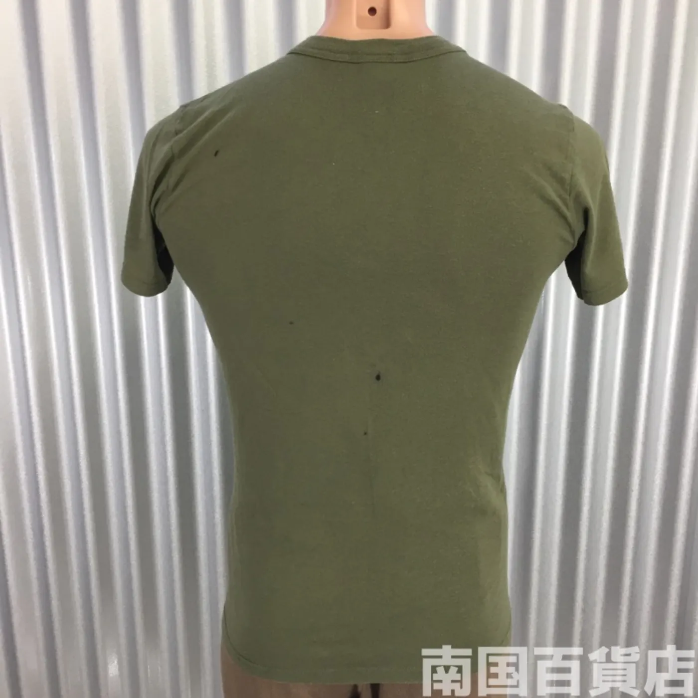 米軍放出品Tシャツ(OD)中古(S) 記録写真2