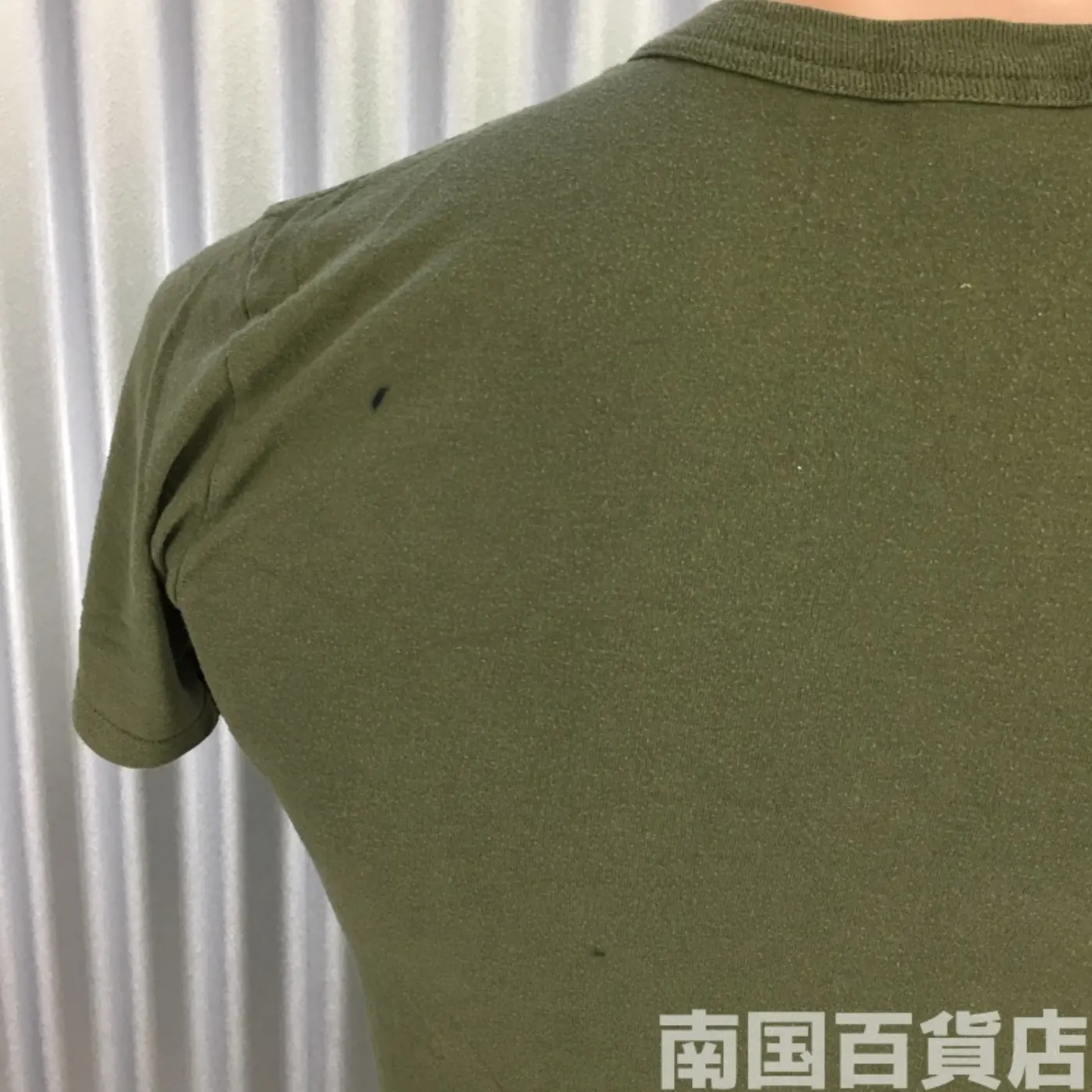 米軍放出品Tシャツ(OD)中古(S) 記録写真7