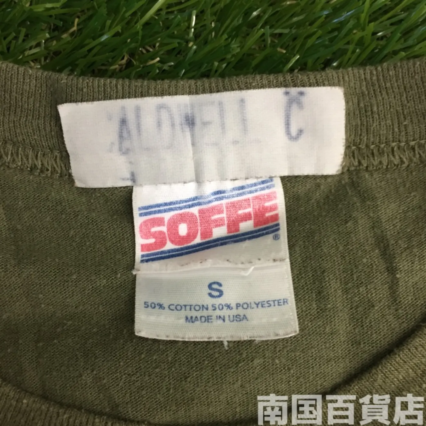 米軍放出品Tシャツ(OD)中古(S) 記録写真5