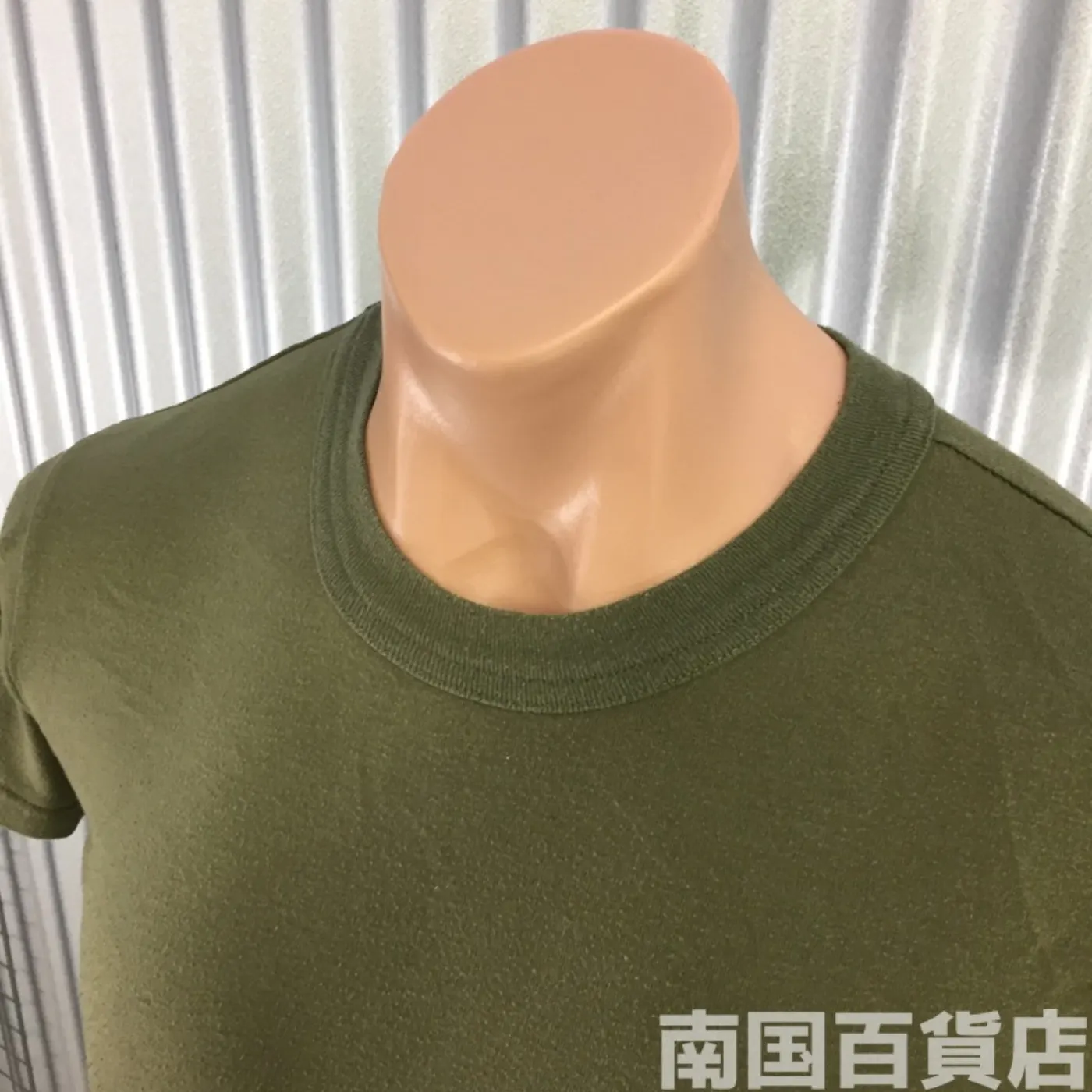 米軍放出品Tシャツ（OD）中古（S) 記録写真3