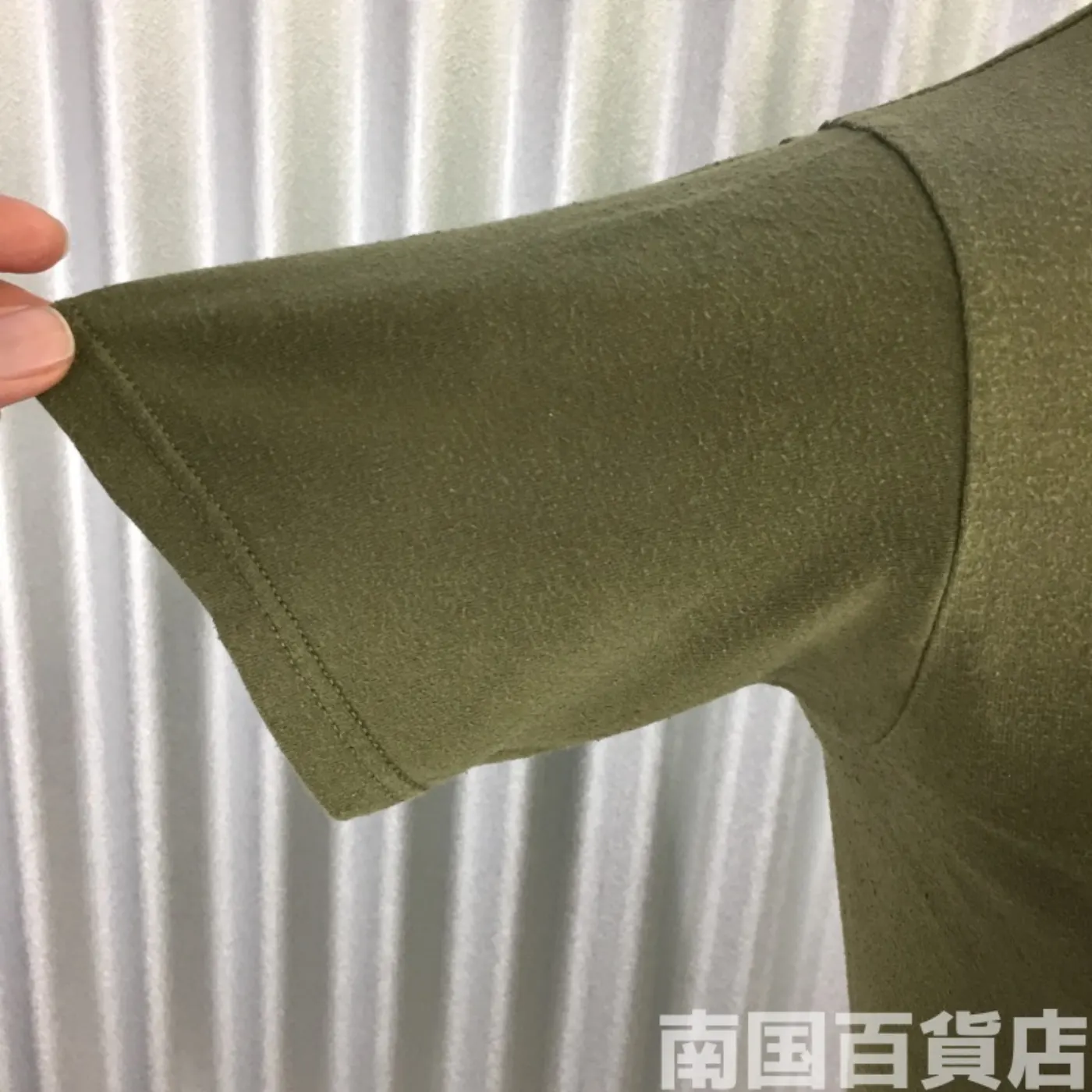 米軍放出品Tシャツ（OD）中古（S) 記録写真5