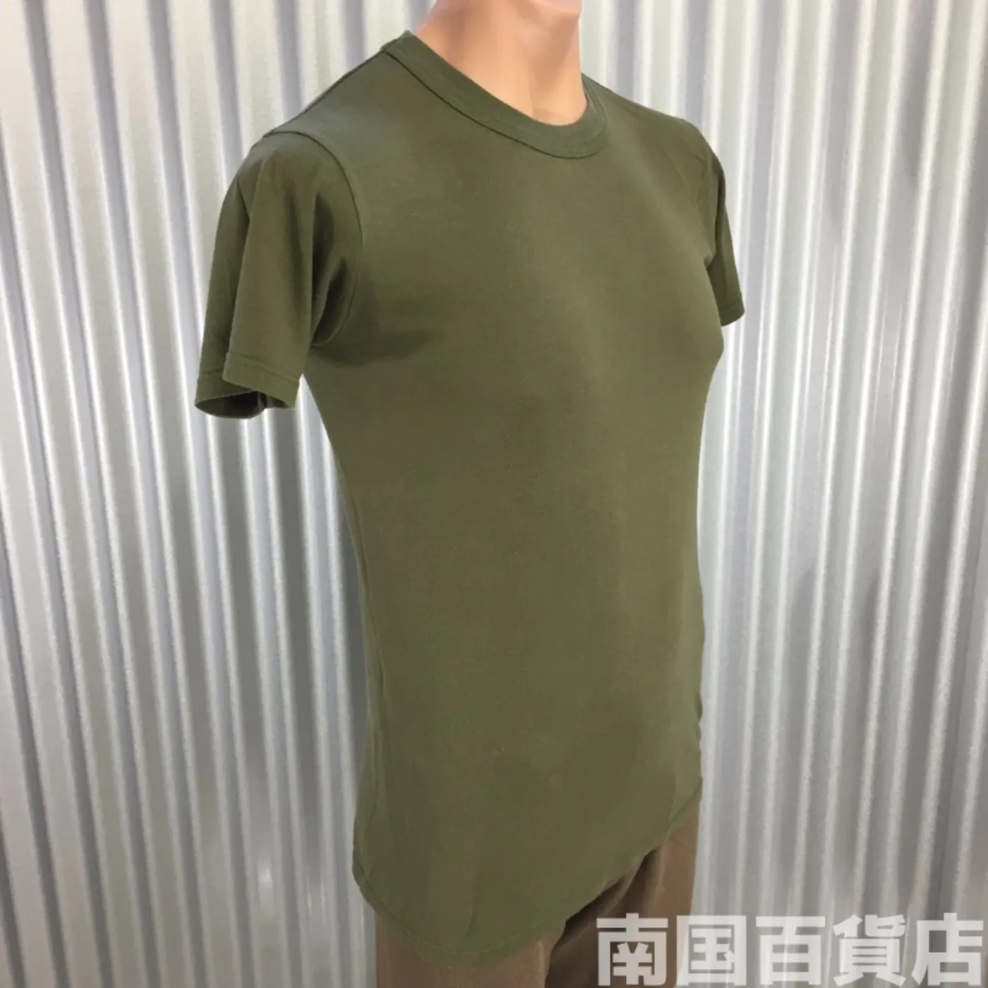 米軍放出品Tシャツ（OD）中古（S) 記録写真4