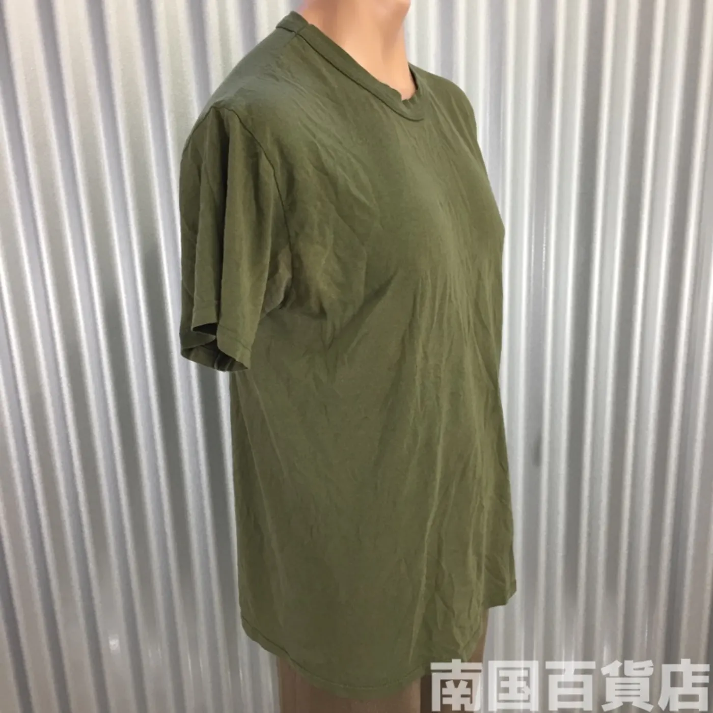 米軍放出品 Tシャツ(OD) 中古(L) 記録写真4