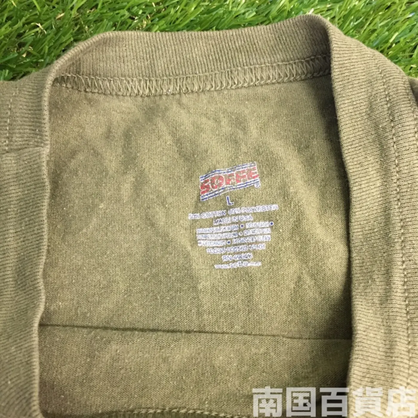 米軍放出品 Tシャツ(OD) 中古(L) 記録写真6